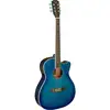 Image de J.N Guitars Bessie BES-A Transparent Blue Burst westerngitaar