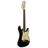 Image de Stagg SES-30 BK - Guitare électrique standard ''S'' - noire