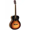 Image de J.N Guitars Ezra Series EZR-BARITON SNB akoestische baritongitaar