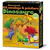 Image de 4M Crea KIT DE Moulage: Dinosaure Fluorescent/Emballage F R A N C A I S, Contient moules, plâtre, Peinture, Brosse, aimants, Broches, boîte 22x18x5,5cm, 5+