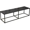 Image de Urban Living "MADISON" MEUBLE TV EN METAL NOIR 140X40XH40CM