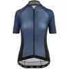Image de BIORACER Maillot de cyclisme Femme manches courtes - Modèle Icon Coldblack - protection UV supplémentaire - Bleu marine - L - Idéal pour braver le soleil de plomb