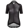 Image de BIORACER Maillot de cyclisme Femme manches courtes - Modèle Sprinter Coldblack - protection UV supplémentaire - Noir - XXL - Idéal pour braver le soleil brûlant