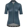 Image de BIORACER Maillot de cyclisme Femme manches courtes - Modèle Icon Metalix - Bleu - Taille XL - Vêtements cyclisme pour Femme