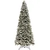 Image de J-LINE - Sapin DE Noel Plastique ENNEIGE Vert Extra Large