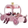 Image de Vipack Princess Kate Car Bed Rose, MDF