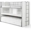 Image de Vipack BONHS8014 Bonny 80 mi-Hauteur Blanc, Panneaux de Particules, 221,5x101,5x161 cm