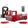 Image de Vipack Bed, MDF, Rouge, Single