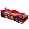 Image de VIPACK Bed, MDF, Red, 70 x 140 cm