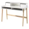 Image de Vipack KIDDY Desk with Top Cabinet White, Bois Composite, Blanc, Taille Unique
