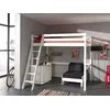 Image de Vipack Bed, Pine Wood, White, 140 x 200 cm