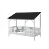Image de Bedhuisje Malia 90x200 met bedlade - zwart dak