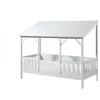 Image de Vipack Bed, Metal Wood Cotton, White, 90 x 200 cm