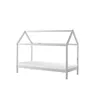 Image de Vipack Bed, Metal Pine Cotton, White, 90 x 200 cm