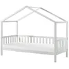 Image de Vipack Bed, Wooden Cotton Pine, White, 90 x 200 cm