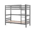 Image de Vipack Bed, Scandinavian, Pine, Gris, Single