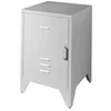 Image de Vipack NIGHTSTAND, Metal, Grey, 40 x 60,5 cm