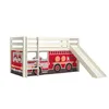Image de Vipack Bed, Cotton, White, 90 x 200 cm