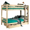 Image de Stapelbed Claire 160cm met 2 lades - dennenhout
