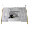 Image de Vipack Lit LP 90x200 avec Ciel de Tente Gris/Blanc