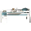 Image de Vipack Bed, Scandinavian, Pine, and, MDF, White, Single