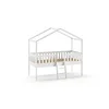 Image de Vipack Bed, Matériaux Mixtes, White, Single