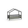 Image de Vipack Bed, Solid, Pine, Anthracite, Single