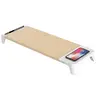 Image de XtremeMac Support en Bois pour iMac et MacBook, Plateau de Support Ordinateur Portable   Espace de Travail Bureau Ergonomique, Station de Charge sans Fil Qi pour iPhone intégrée