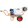 Image de Chariot pulvérisateur à 2 roues 80cc 80L avec tuyau de 50 mètres et lance de 90 cm