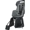 Image de BOBIKE 8012700005 - Siège arrière GO Maxi avec système d'inclinaison pour vélos avec Roues de 26" à 29" avec ancrage dans Le Cadre de Couleur Gris Macaron