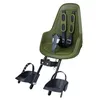 Image de BOBIKE 8012000022 - Siège avant One Mini pour vélos avec roues de 26" à 29", convient aux enfants d'un poids maximum de 15 kg, avec ancrage dans le tube de direction, couleur vert olive