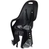 Image de POLISPORT 8408200002 - Siège arrière pour vélo KOARI avec roues de 26'' à 29'' adapté aux enfants d'un poids maximum de 22kg avec ancrage au porte-bagages en Noir/Gris