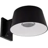 Image de ASLO - Applique murale LED solaire Noir 5.26W 1000 Lm Eclairage LED Angle 120° sans fil intelligent IP54