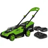 Image de VITO - Tondeuse à gazon sans fil 40V EGO LI + 2 Batteries 2.0Ah + Chargeur double Moteur Brushless Coupe 40 Cm