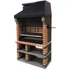 Image de Callow Grill XXL Pan American Brick Maçonnerie Barbecue à bois