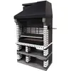 Image de Callow Grill XXL Pan American White Maçonnerie Barbecue à bois