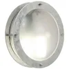 Image de Nordlux Malte Outdoor Galvanized Steel Round Wall Light with Port Hole Style