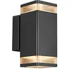 Image de Nordlux Applique murale d'extérieur Elm IP44 - Noir, transparent