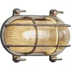 Image de HELFORD Lampe Exterieur Applique Murale E27 IP64 Verre Mat Nickel