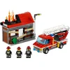 Image de LEGO City - 60003 - Jeu de Construction - L'intervention du Camion de Pompier
