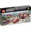 Image de LEGO 75889 Speed Champions Le stand Ferrari