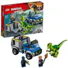 Image de LEGO Juniors Jurassic World - Le camion de secours des raptors - 10757 - Jeu de Construction