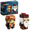 Image de LEGO Brickheadz Ron Weasley & Albus Dumbledore 41621 Kit de Construction 180 pièces