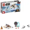 Image de LEGO Star Wars, Snowspeeder et speeder bike, Set de jeu avec bases de démarrage pour enfants en âge préscolaire, 119 pièces, 75268
