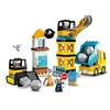 Image de LEGO 10932 Duplo Town La Boule De Démolition Jeu De Construction avec Camion, Grue Et Bulldozer, Jouets Enfants de 2 Ans Et Plus