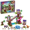 Image de LEGO Friends 41424 La Base de Sauvetage dans la Jungle et la Clinique Vétérinaire, Jouet avec Figurines d'animaux et Mini Poupées, Multicolore