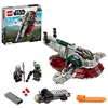 Image de LEGO 75312 Star Wars Le Vaisseau de Boba Fett: Set avec 2 Figurines, Idéal pour Les Fans de La Saga Star Wars, Jouet pour Enfants de 9 ans et plus, Cadeau de Collection pour Fans de Boba Fett