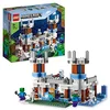 Image de LEGO 21186 Minecraft Le Château de Glace, Jouet avec Épée en Diamant pour Garçons et Filles de 8 Ans et Plus, avec Figurines de Squelette et Zombie