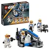 Image de LEGO Star Wars Pack de Combat des Clone Troopers de la 332e Compagnie d’Ahsoka - Kit de Construction The Clone Wars avec Véhicule Speeder Lance-Tenons et Minifigurines - Cadeau Enfants Dès 6 Ans 75359