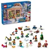 Image de LEGO City Le Calendrier de l'Avent 2024 - Compte à rebours avant les Fêtes pour Enfants dès 5 Ans - 24 Surprises - Personnages avec des Pulls de Noël - Minifigurines de Père Noël et Mère Noël 60436